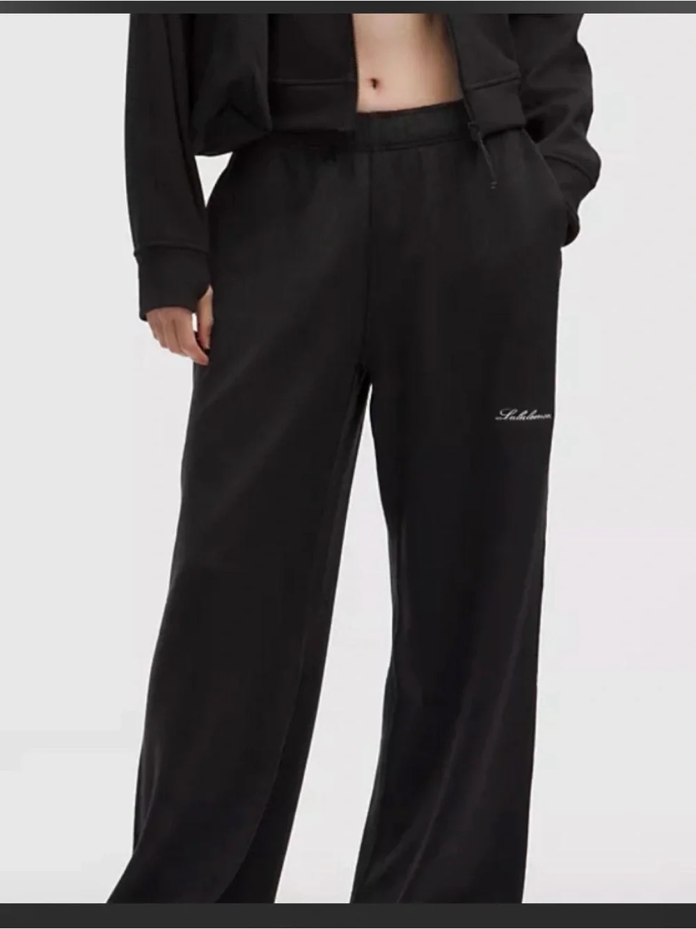 Lululemon Big cozy ultra zip up sweatshirt & big cozy ultra oversized wide leg S